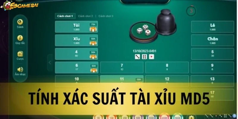 Ảnh giao diện TÀI XỈU MD5 hiện đại, sắc nét và dễ thao tác cho người mới.