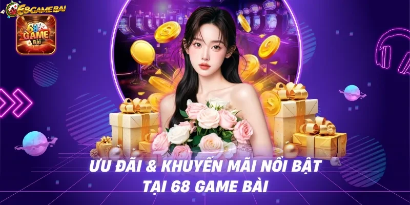 Giao diện website Khuyến mãi 68gamebai hiện đại, dễ sử dụng.