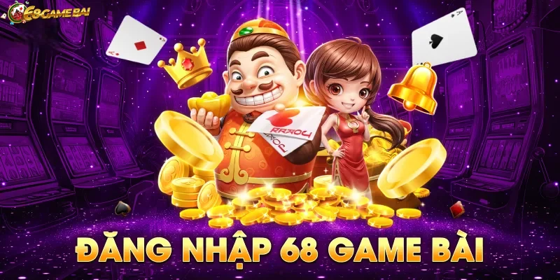 Mô tả giao diện đăng nhập tài khoản 68gamebai trực quan dễ sử dụng